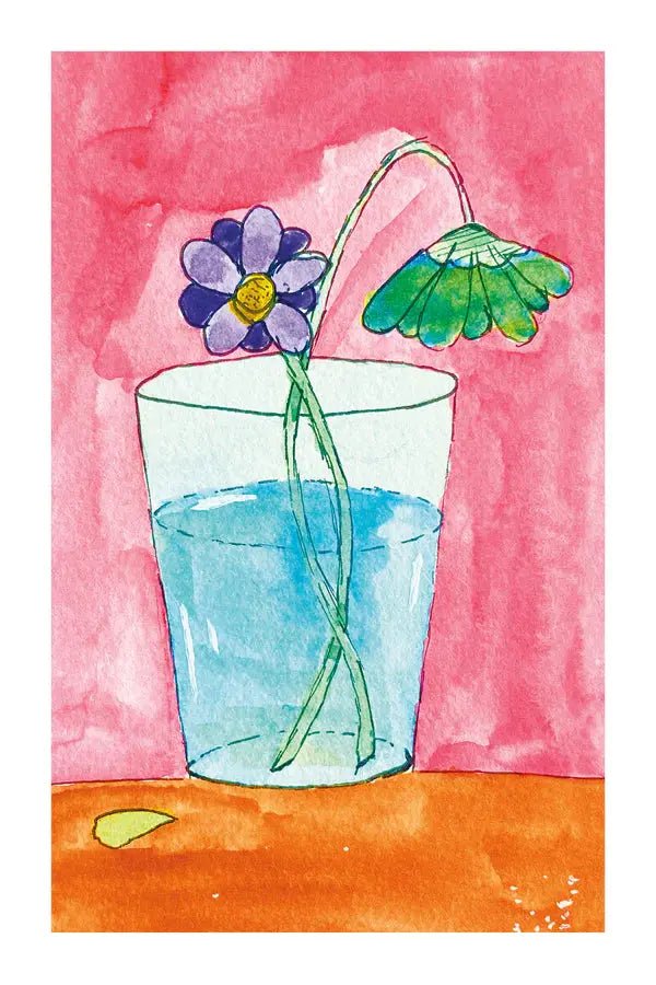 032 - 95 Watercolour Notecards - Jasper & Rae - Painted Door on Main