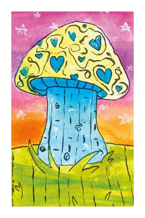 032 - 95 Watercolour Notecards - Jasper & Rae - Painted Door on Main