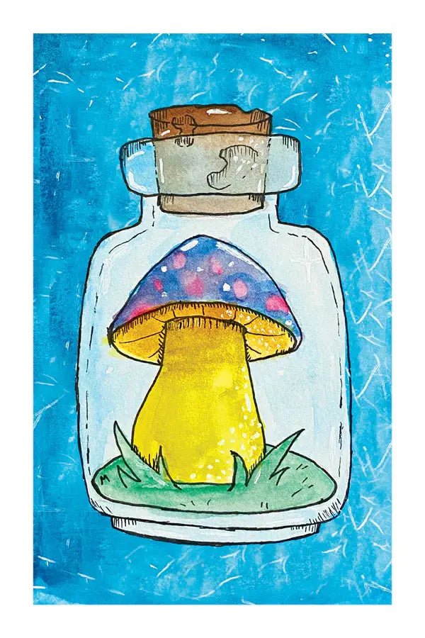032 - 95 Watercolour Notecards - Jasper & Rae - Painted Door on Main