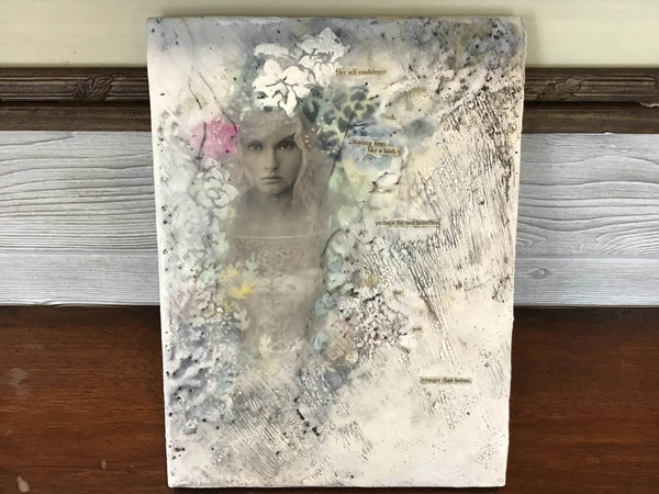 039 - 20 Mixed Media Paintings - Wanna Bee Art - Painted Door on Main