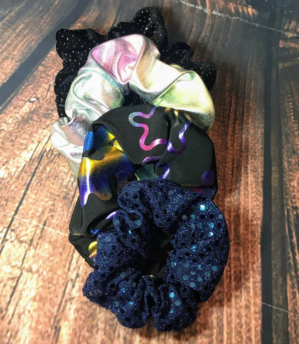 042 - 10 Hair Scrunchies - Sheila's Satchels - Painted Door on Main