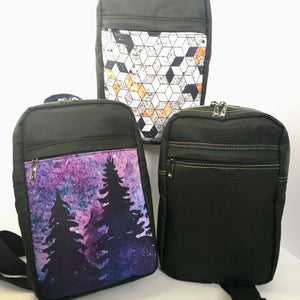 042 - 32 Excursion Sling Bag - Sheila's Satchels - Painted Door on Main