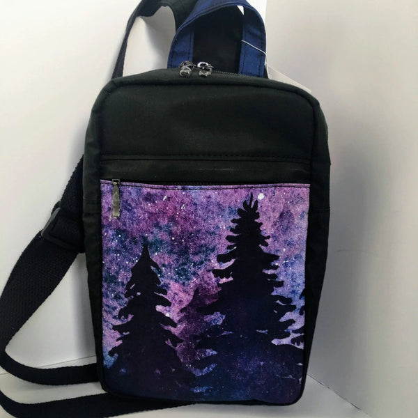 042 - 32 Excursion Sling Bag - Sheila's Satchels - Painted Door on Main