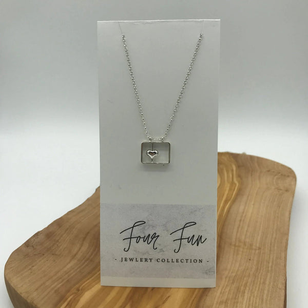 058 - 06 Sterling Silver Necklaces - Four Fun Jewelry - Painted Door on Main