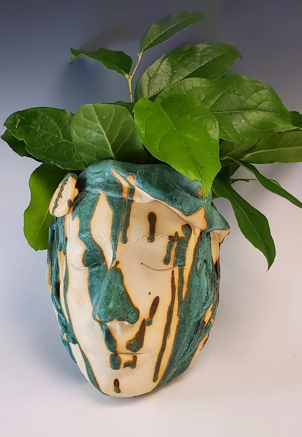 075 - 11 Face Planters - Elizabeth's Clay Vision - Painted Door on Main