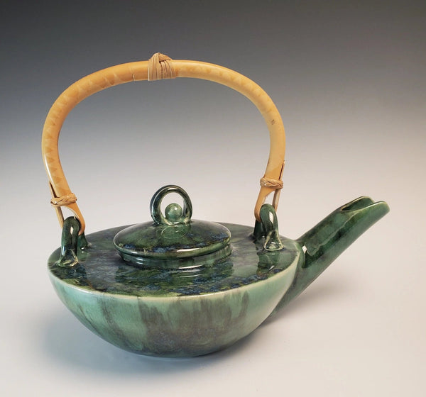 075 - 16 Tea Pots - Elizabeth's Clay Vision - Painted Door on Main