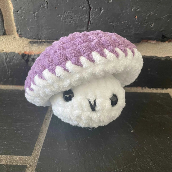 096 - 10 Pop Up Mushrooms - Willing Hands Crochet - Painted Door on Main