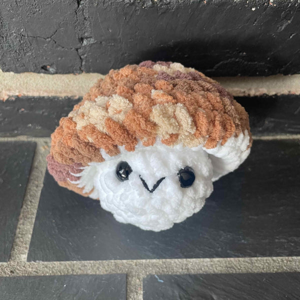 096 - 10 Pop Up Mushrooms - Willing Hands Crochet - Painted Door on Main