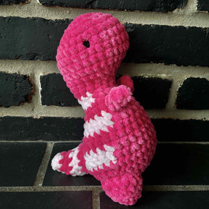 096 - 23 Plushy Dinos - Willing Hands Crochet - Painted Door on Main