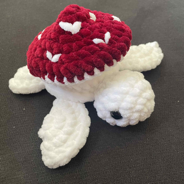 096 - 39 Plushy Turtles - Willing Hands Crochet - Painted Door on Main