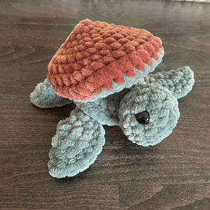 096 - 39 Plushy Turtles - Willing Hands Crochet - Painted Door on Main