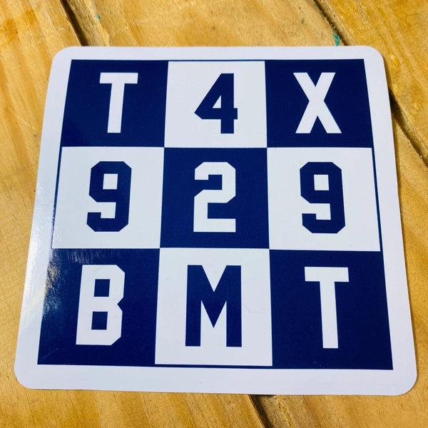 097 - 08 T4X Stickers - BSA - Painted Door on Main
