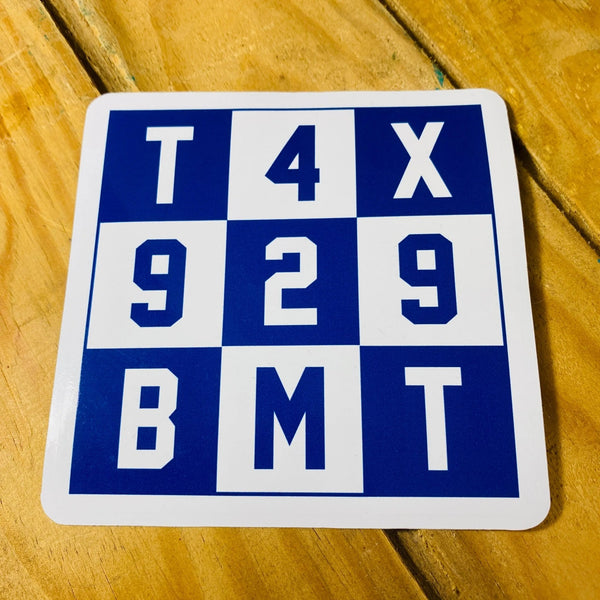 097 - 08 T4X Stickers - BSA - Painted Door on Main