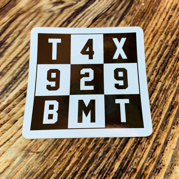 097 - 08 T4X Stickers - BSA - Painted Door on Main