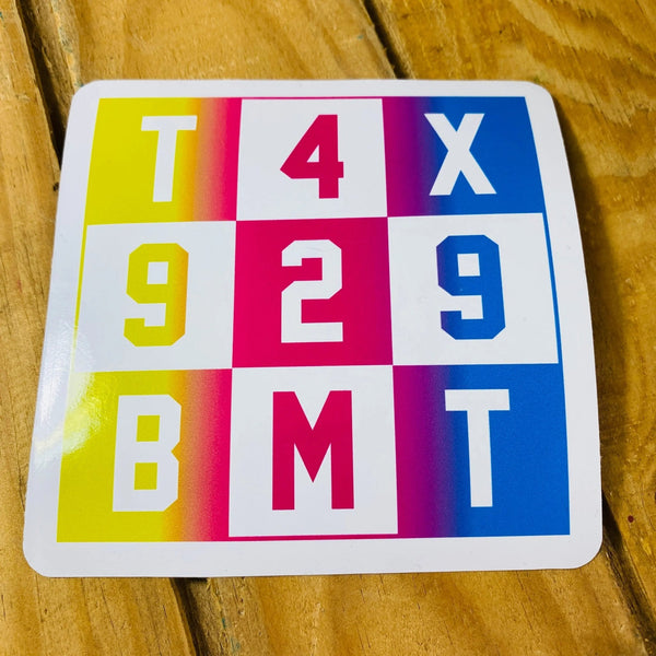 097 - 08 T4X Stickers - BSA - Painted Door on Main