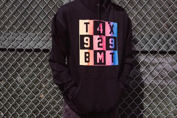 097 - 10 T4X Rainbow Hoodie/Crewneck - BSA - Painted Door on Main