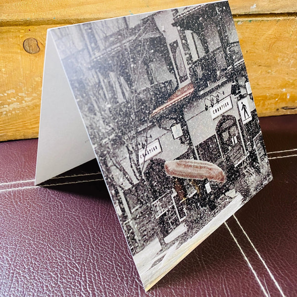 098 - 04 Beaumont Portage Greeting Card - Painted Door on Main