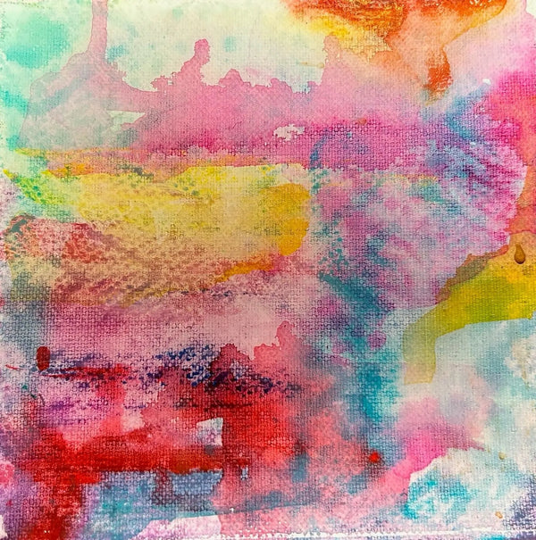 101 - 06 Mixed Media Original Art - Jasmin Alstad - Painted Door on Main