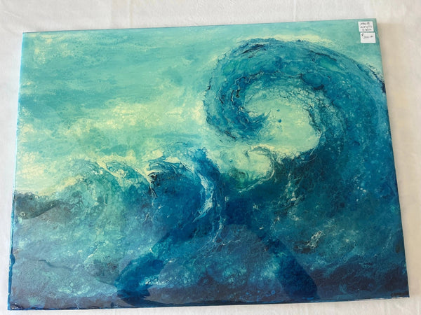 104 - 10 Resin Waves Original - Cre8tive.One - Painted Door on Main