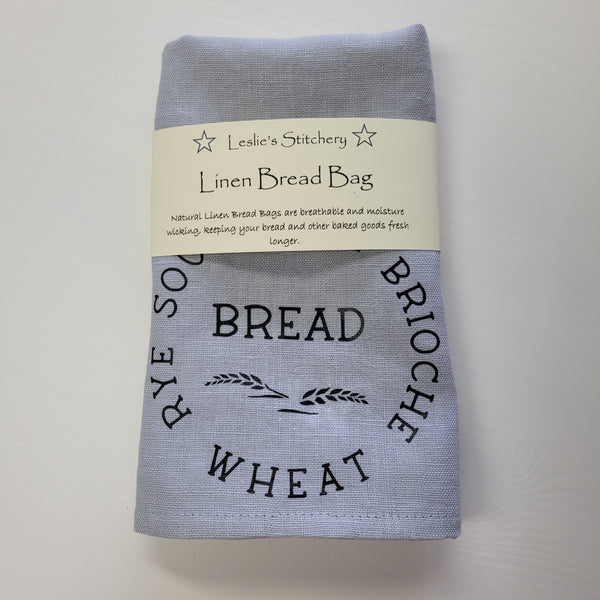 047-19 Linen Bread Bags - Leslie's Stitchery
