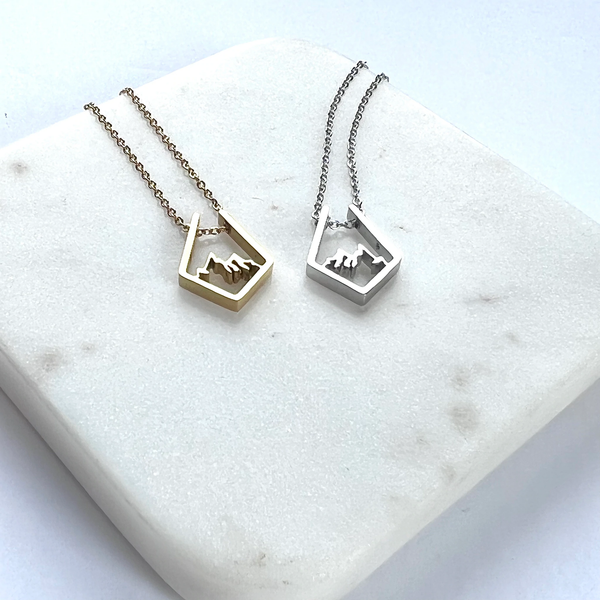 846-12 Rhombus Mountain Necklace - Royce and Oak