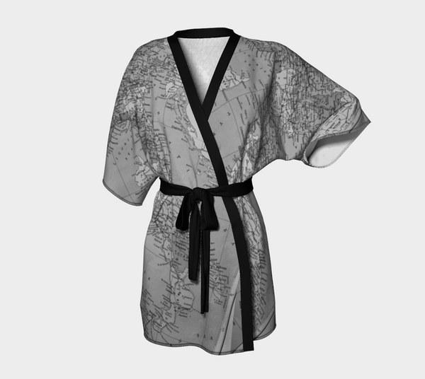007-41 Kimono Robe Style - Ealanta Art Wear freeshipping - Painted Door on Main Gift & Gallery