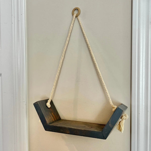 820 - 04 Hammock Shelf - Larcher Woods & Crafts - Painted Door on Main