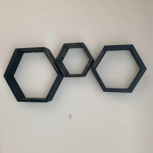 820 - 06 Nesting Hexagon Sets (5.5") - Larcher Woods & Crafts - Painted Door on Main