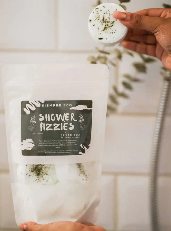 824 - 01 Shower Fizzies - Siempre Eco - Painted Door on Main