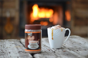 831 - 02 Gourmet Hot Chocolate Jars - The Spice Cabinet Traditions - Painted Door on Main