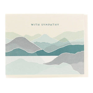 Hand-Printed Letterpress Sympathy Cards - Porchlight Press - Painted Door on Main