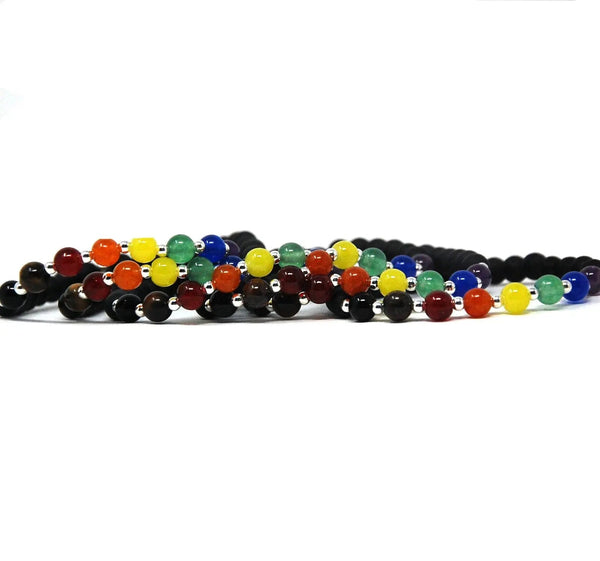 857 - 11 Pride Beaded Bracelets - Fearless hART - Painted Door on Main