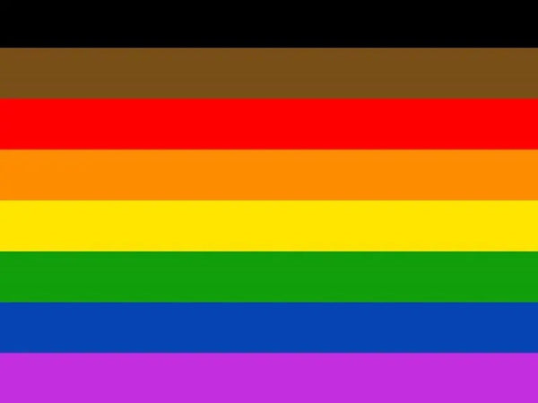 857 - 12 Pride Flag Cuffs - Fearless hART - Painted Door on Main