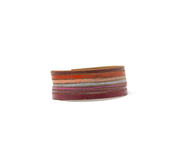 857 - 12 Pride Flag Cuffs - Fearless hART - Painted Door on Main
