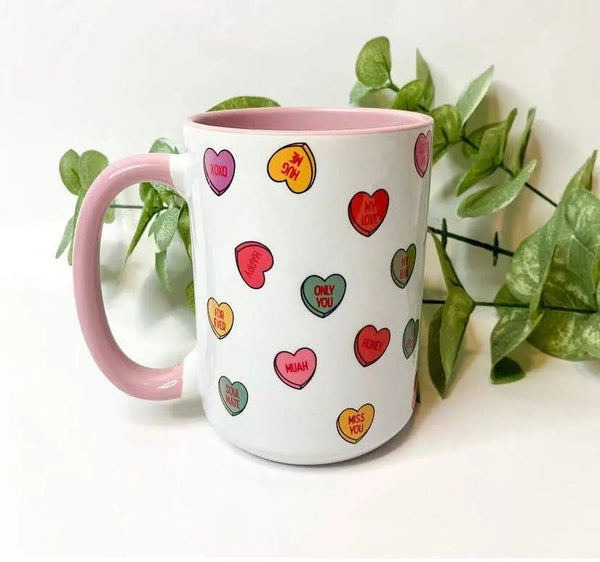 867 - 02 Ceramic Mugs 15oz - Brides & Babes - Painted Door on Main