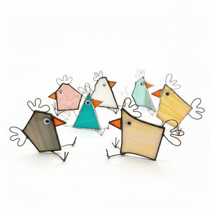 Quirky Birds - A Touch of Glass - Painted Door on Main