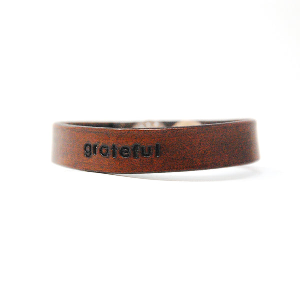 002-03 Stamped Leather Bracelets - Fearless hART