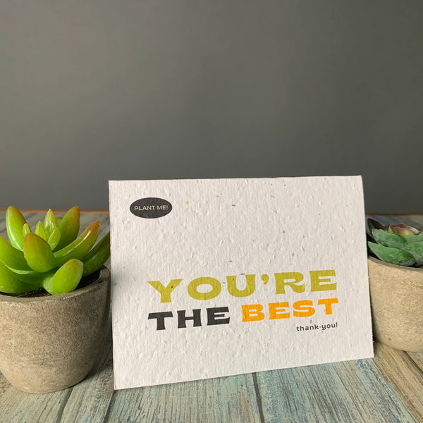 821-01 Thank You Cards - Plantable Greetings