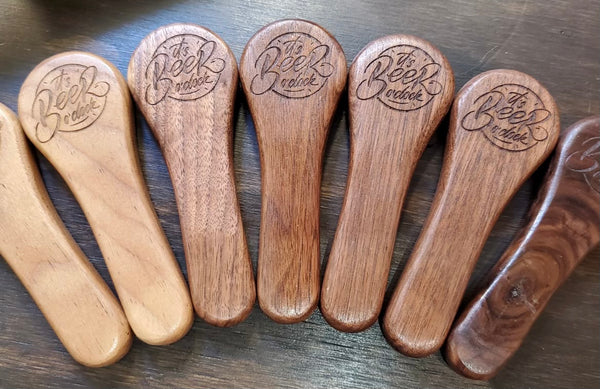 092-21 Beer o'clock Bottle Opener - Two Guys With Wood YEG - Painted Door on Main