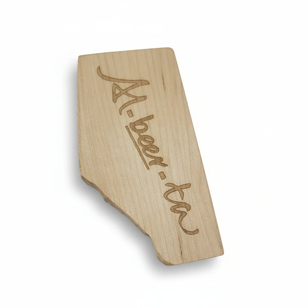 Al - beer - ta Bottle Openers - Two Guys With Wood YEG - Painted Door on Main