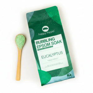 Bubbling Epsom Soak - Happy Hippo Bath - Painted Door on Main