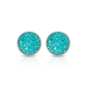 Bezel Earrings - Sweet Bean Art - Painted Door on Main