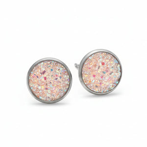 Bezel Earrings - Sweet Bean Art - Painted Door on Main