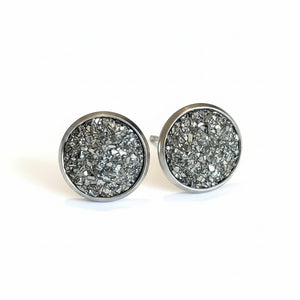 Bezel Earrings - Sweet Bean Art - Painted Door on Main