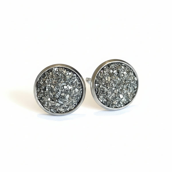 Bezel Earrings - Sweet Bean Art - Painted Door on Main