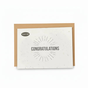 Congratulations Plantable Cards - Plantable Greetings - Painted Door on Main