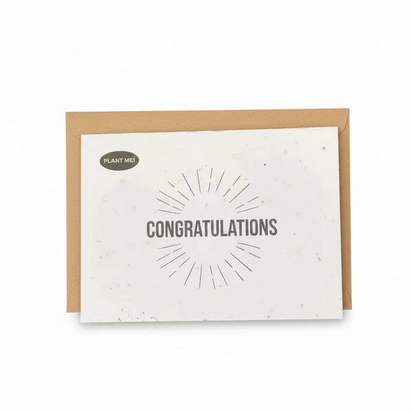 Congratulations Plantable Cards - Plantable Greetings - Painted Door on Main