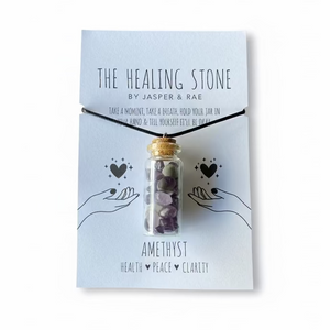 The Healing Stone Necklace - Jasper & Rae - Painted Door on Main