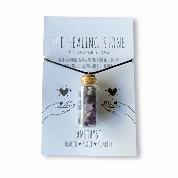 The Healing Stone Necklace - Jasper & Rae - Painted Door on Main