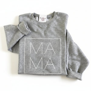 'MAMA' Crewneck - Thumbprint Designs - Painted Door on Main
